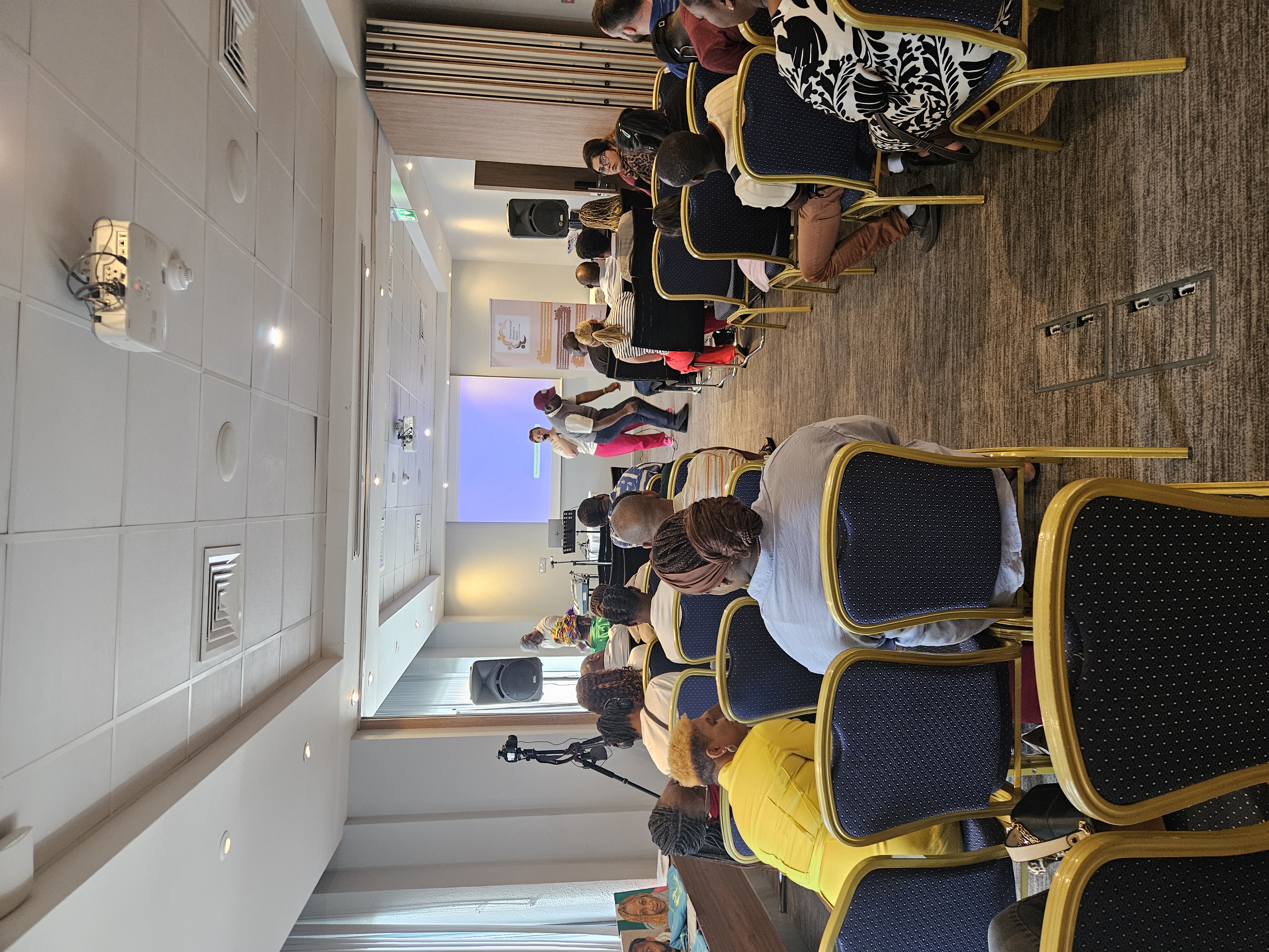 Attendees at community health event